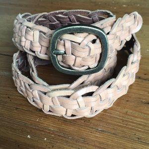 J. Crew Genuine Leather Braided Belt